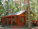 Beautiful family rental cabin nestled in the forest in Yosemite National Park